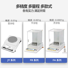 R4电子分析天平0.1mg百分千分万分之一FAB/JY系列电子秤实验