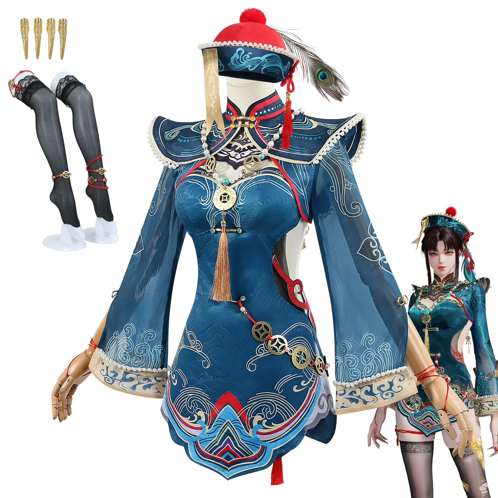 Новый Eternal Job и Wujian Cosmet Little Zombie Jade Lenglong Mo Xingyi косплей персонажа 2D аниме