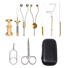 新飞蝇绑制工具组合套装刷毛器绕线器打结穿线器绑钩工具跨境供货