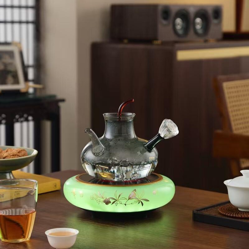 Electric Pottery Stove Health Pot Boiling Teapot Tea Uterware Household High Color Value Thin Glass Luminous Base Kettle