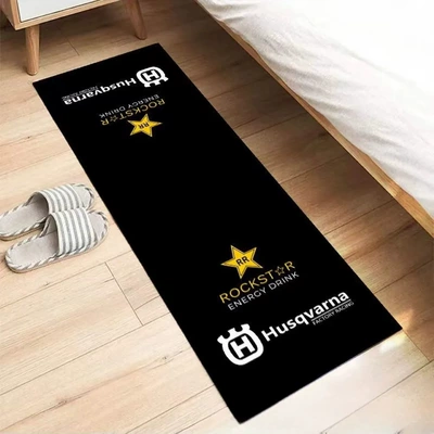 Logo Print, Bedroom Decoration Bedside | Avtomobil döşəmə paspasları - mt68-40120cm-crystal-velvet-dot-plastic-bottom
