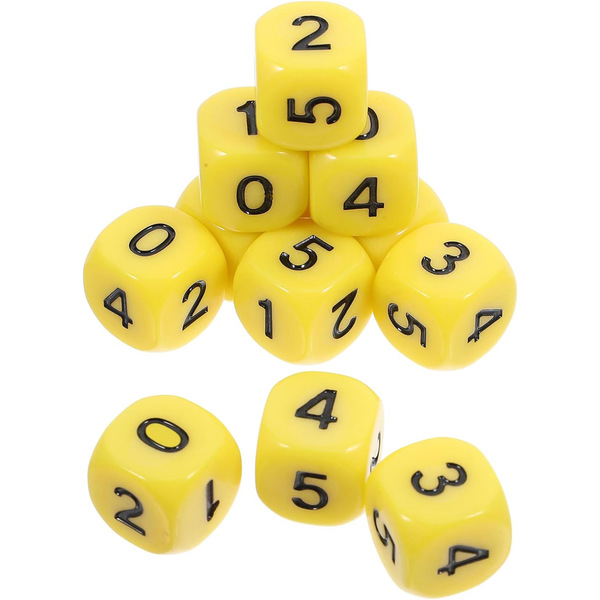 Cross-border supply digital dice 0-5 dice operation dice arithmetic…