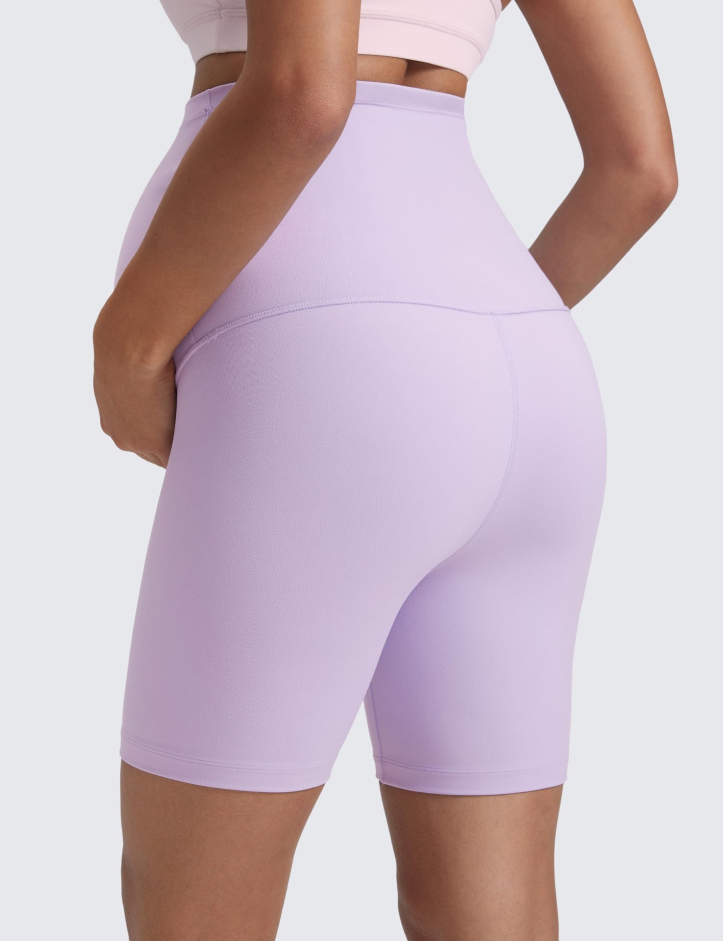 Maternity Capri Yoga Pants Belly-Support Seamless Nylon Maternity Capri Yoga Pants Belly-Support Seamless Nylon