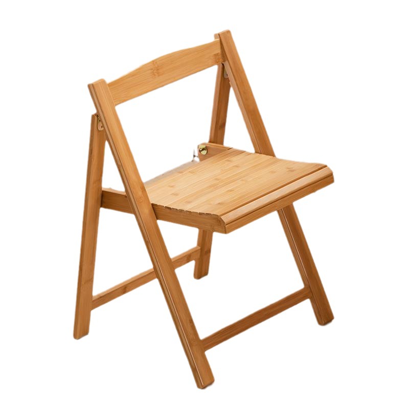 Silla plegable de madera maciza mesa de comedor y silla trasera Silla de comedor de madera maciza Silla de restaurante taburete respaldo hogar