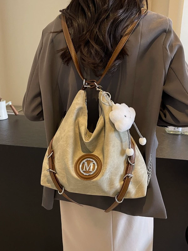 Shoulder bag, capacious universal backpack, trend one-shoulder bag to go out