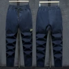 Blue, elastic waist