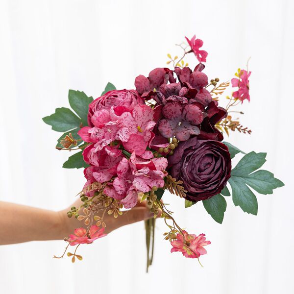 Fruit border retro simulated flower rose bouquet wedding home living…