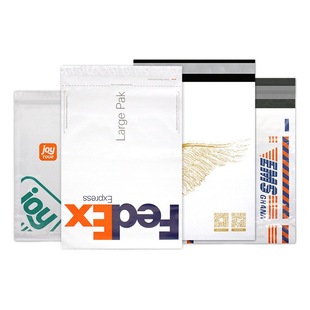 Express bag custom thick express packaging bag Black portable express bag custom packaging waterproof bag wholesale