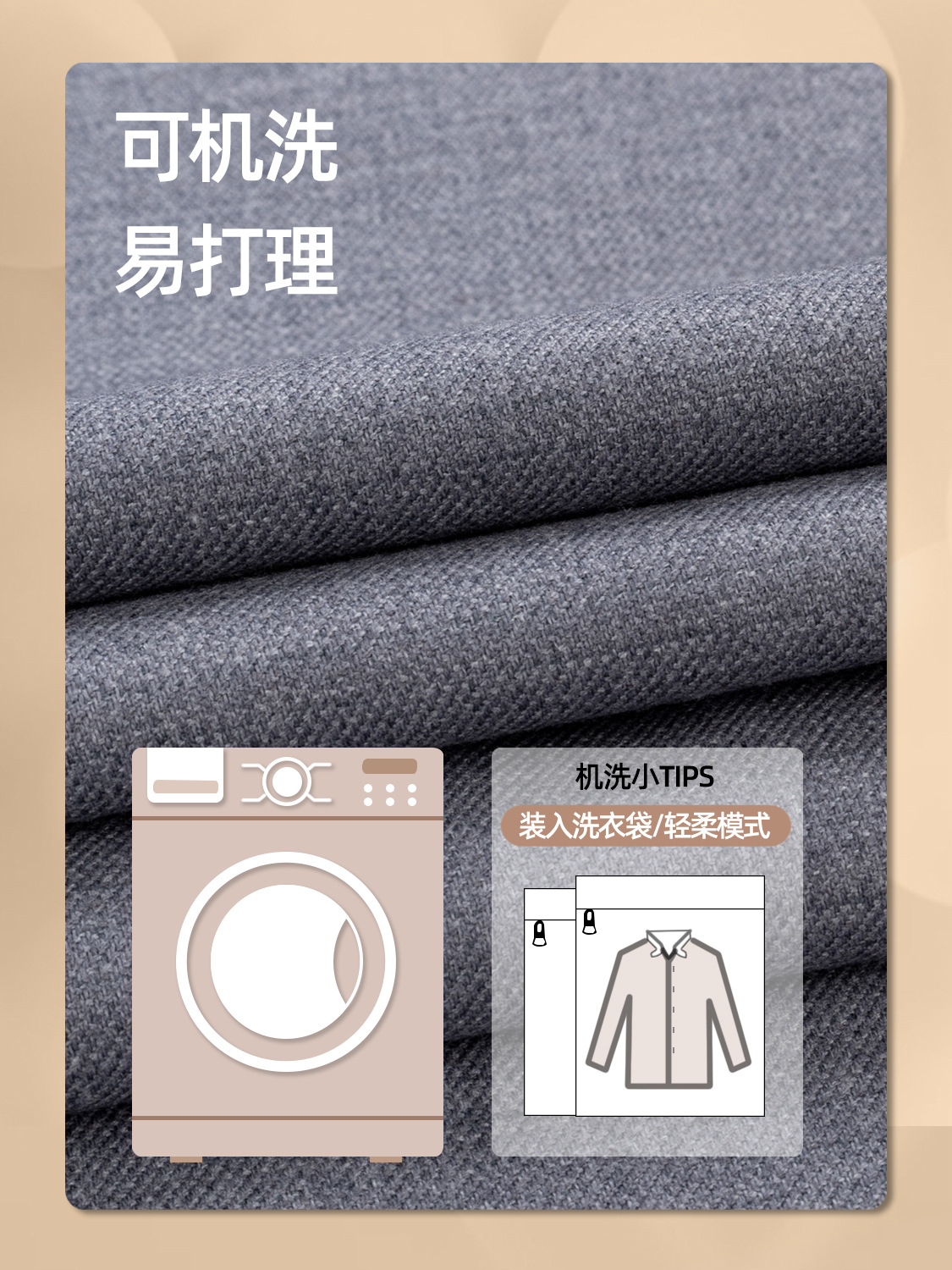 Camisas de lana de algodón gris grueso para hombres de manga larga de otoño nuevas camisas de negocios casuales de mediana edad para hombres