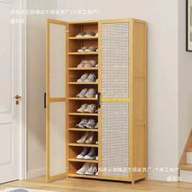 家用多层鞋架简约门口入户大容量省空间简易收纳防尘鞋柜