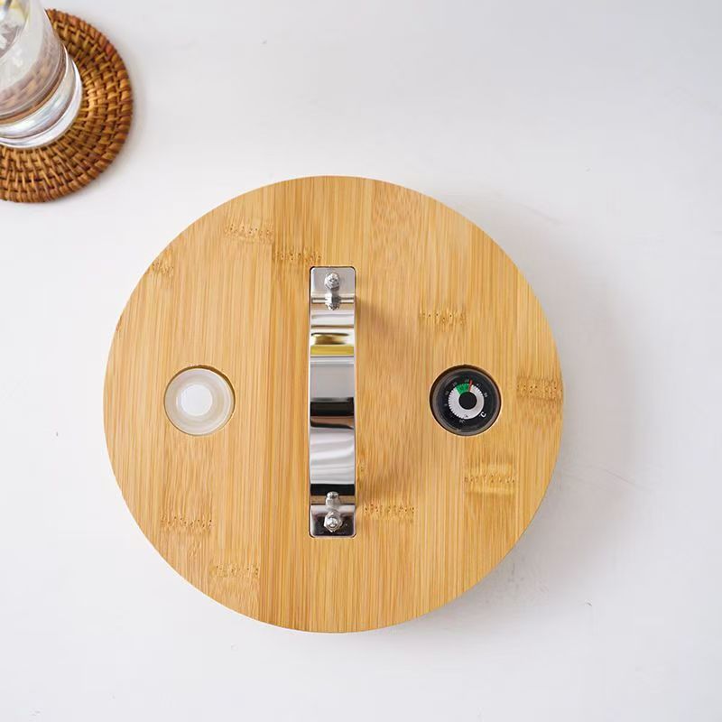 Gran capacidad de barril de bebida de vidrio para cafetería casera con grifos de frutas de té fermentado barril de agua fría resistente a altas temperaturas