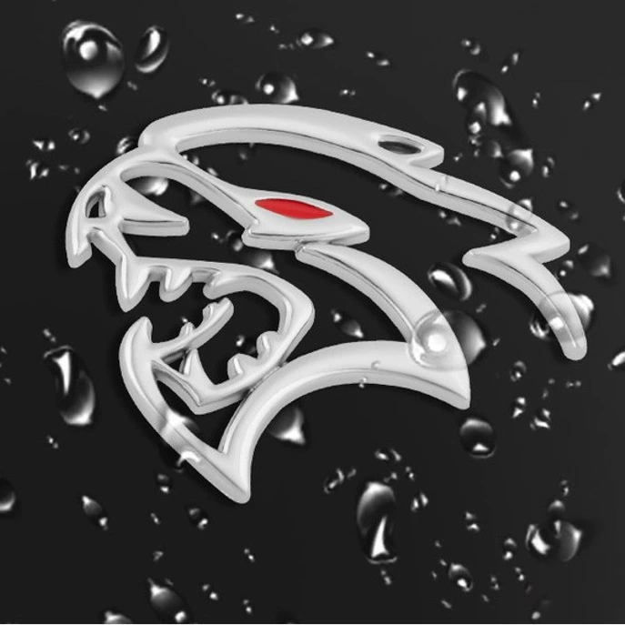 Новый металлический леопардовый переделанный логотип автомобиля автомобильная наклейка для любого автомобиля