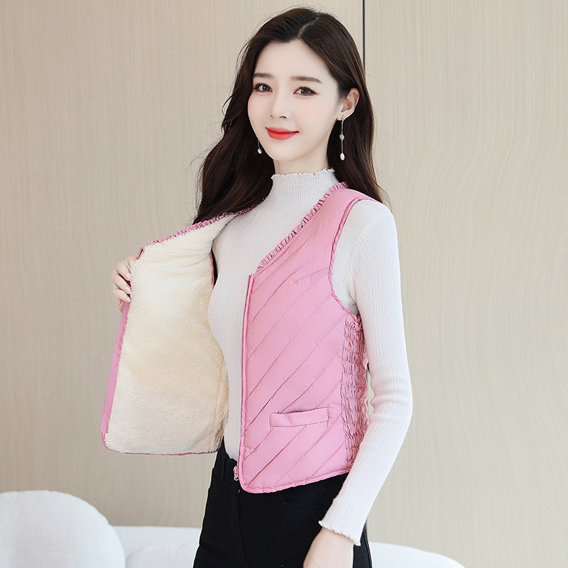 핑크 기모