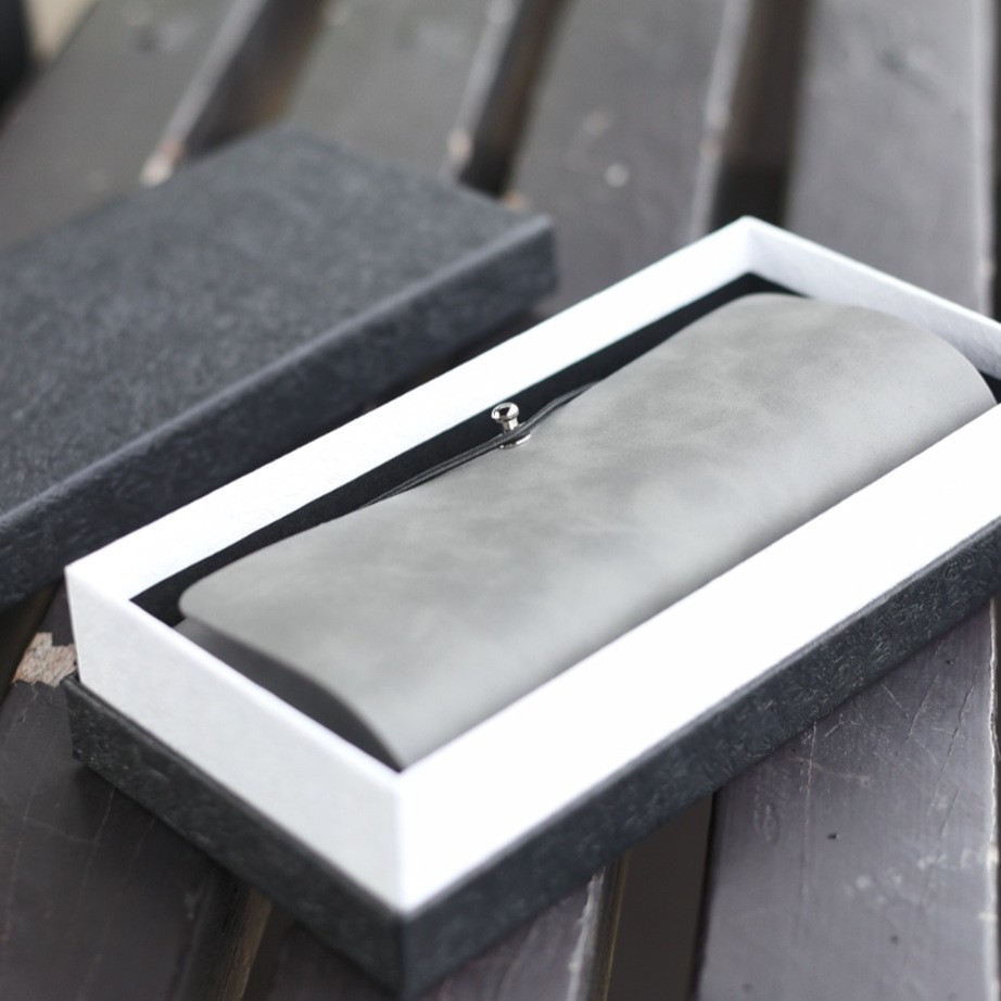 Grandes marcas con el mismo paquete de gafas, caja de regalo de alta calidad, paquete de gafas PU, caja de gafas, tela de gafas