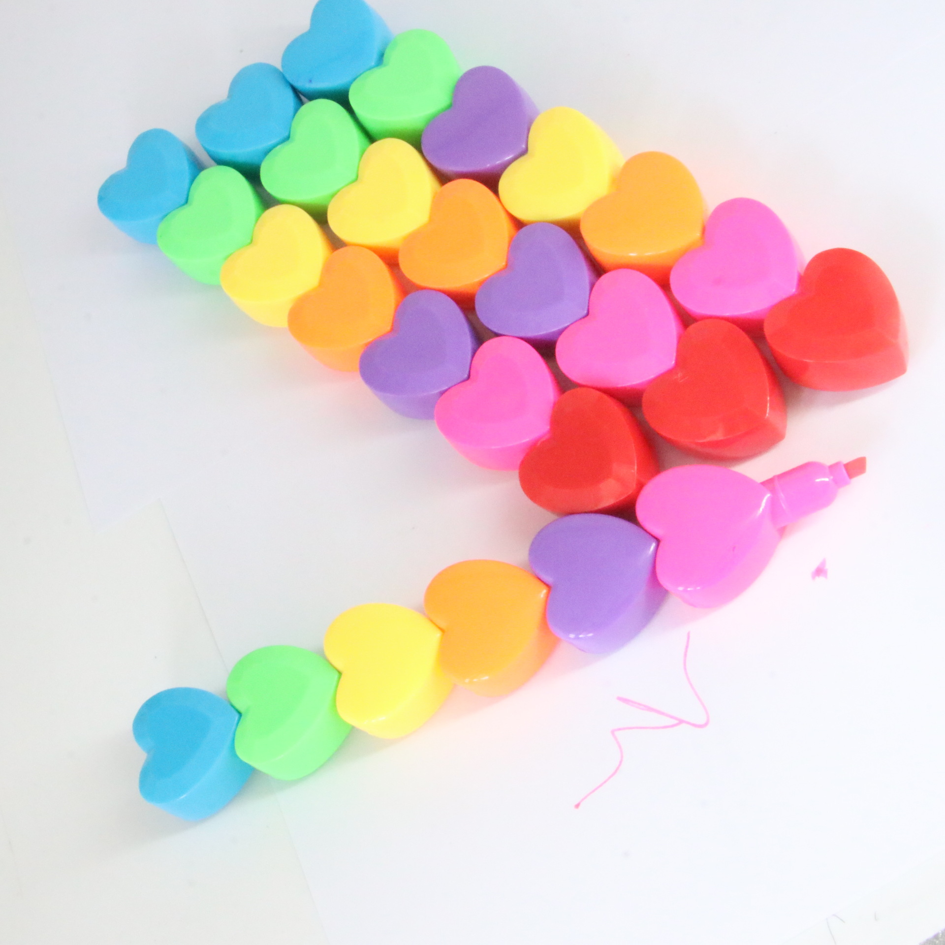 Amor de plástico marcador pincel acuarela pincel niños al por mayor