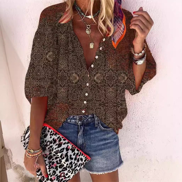 fashionable summer retro shirt