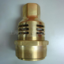 厂家供应弹簧式吸砂机专用真空安全阀微启式安全阀不封闭式黄铜阀