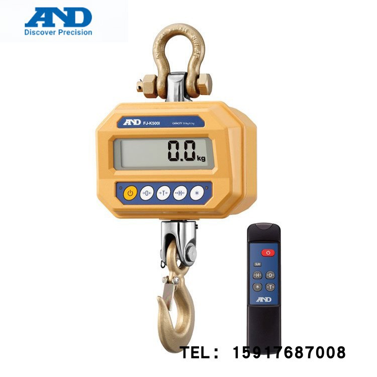 日本AND艾安得防尘防水起重机比例尺FJ-K100i;FJ-K200i;FJ-K500i