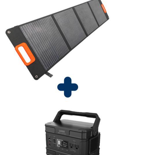 100W portátil al aire libre móvil de almacenamiento de energía de emergencia fuente de alimentación Sistema de generador solar bolsa plegable solar