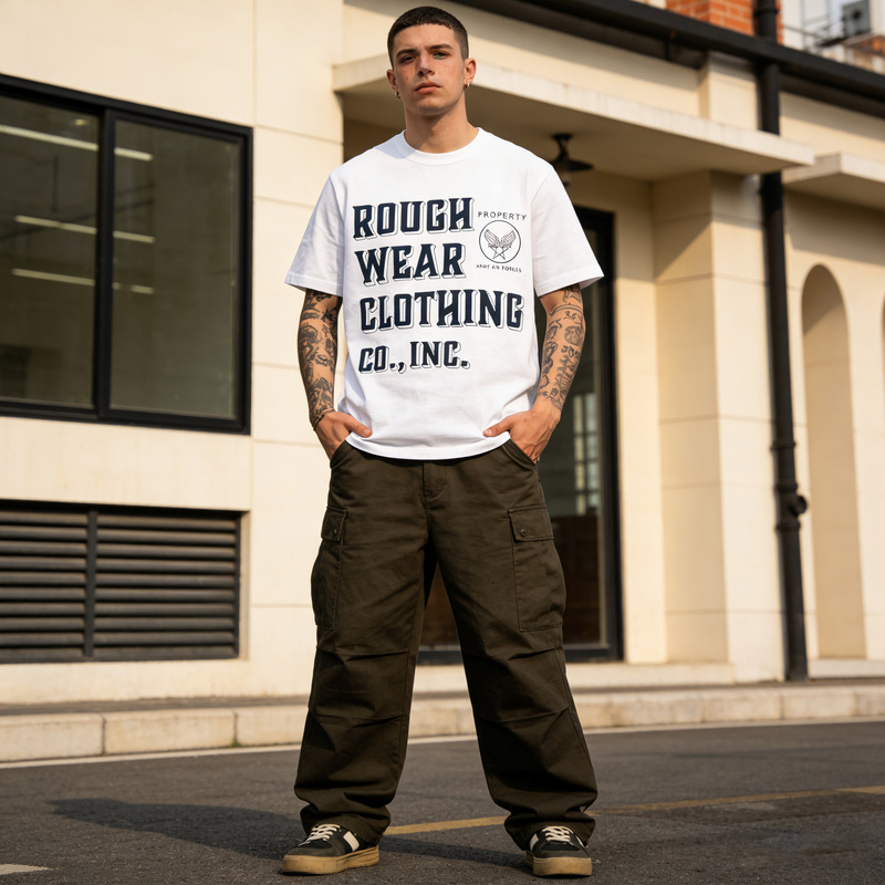OKONKWO ARMY AIR FORCES Air Force Military TEE Heavy 230g Thick Crewneck T-Shirt OKONKWO ARMY AIR FORCES Air Force Military TEE Heavy 230g Thick Crewneck T-Shirt