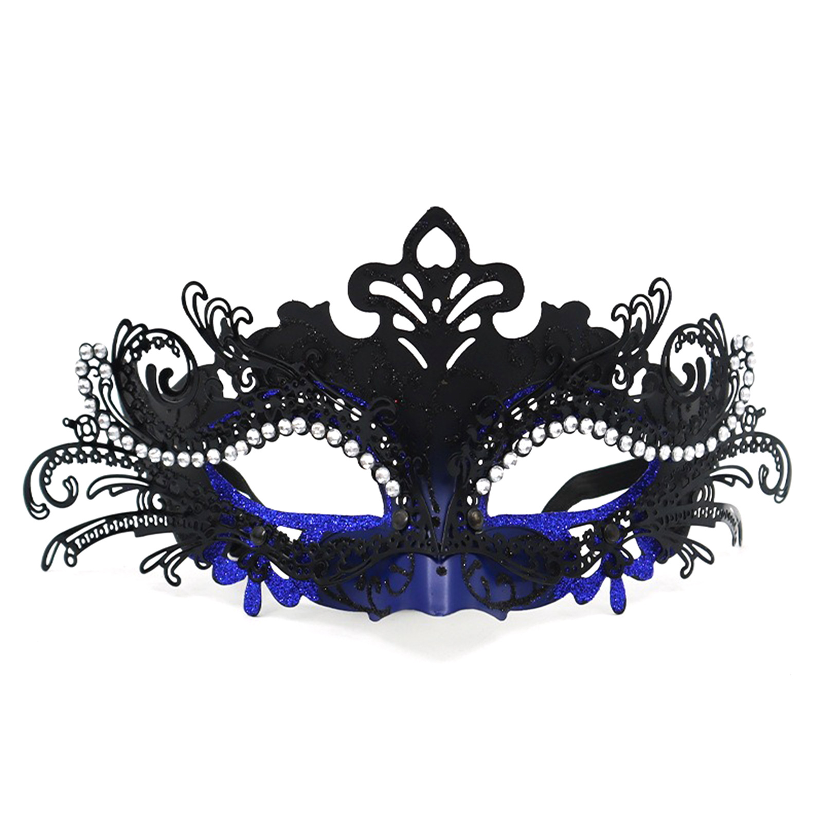 Ventas transfronterizas máscaras de hierro forjado de plástico de alta calidad máscaras de maquillaje de plástico pintadas máscaras de carnaval