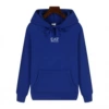 Blue+white label