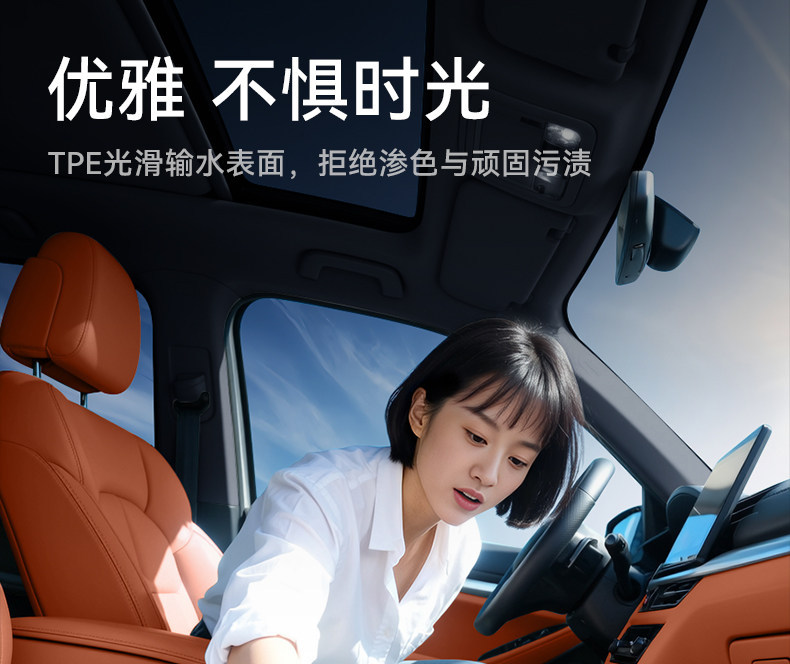 Suitable for NIO ES8, TPE 26 models, 5, 6, 7-seater car interior starry sky carpet floor mats and trunk mats