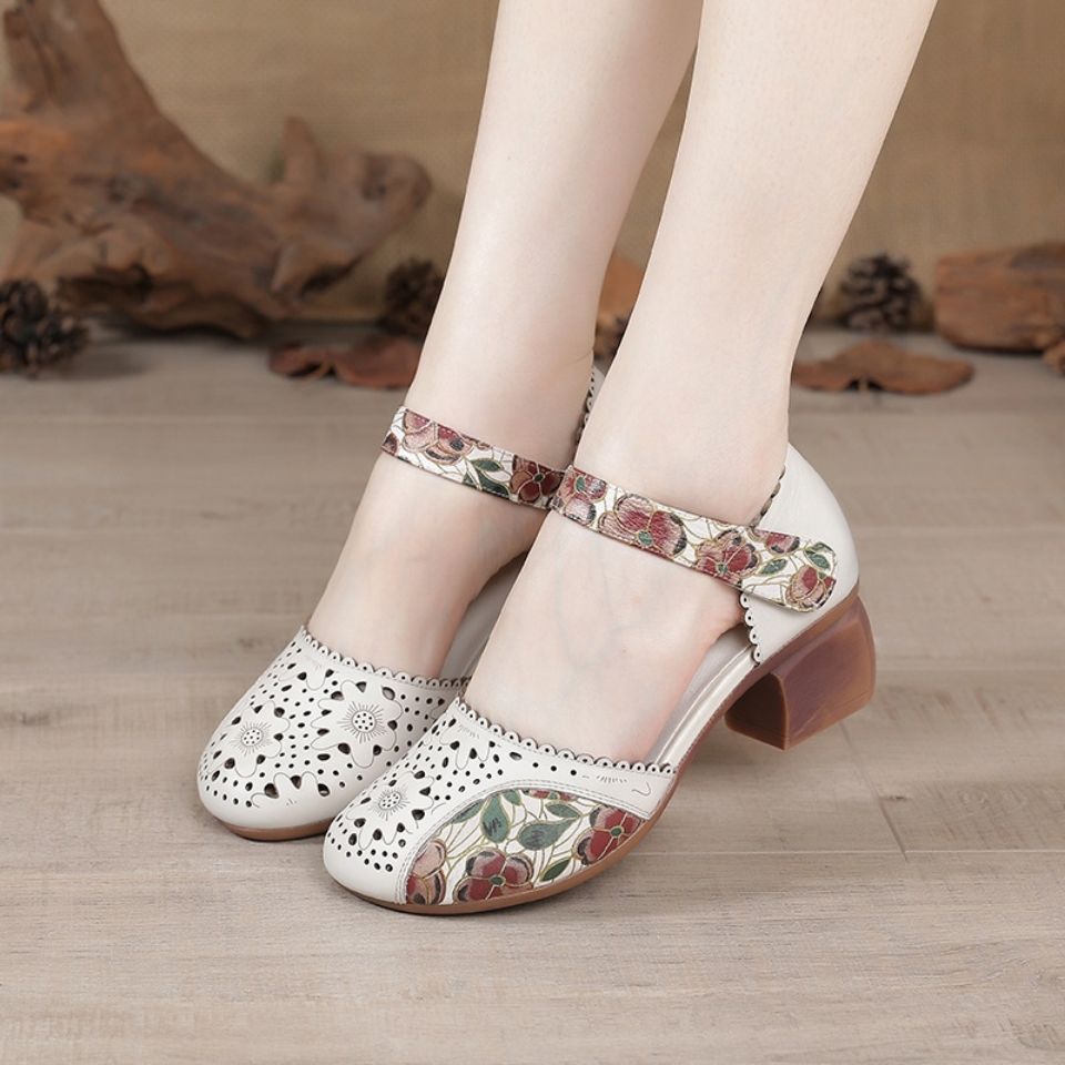 Summer retro ethnic women's non-slip sandals