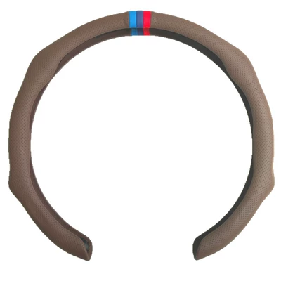 cover perforated breathable non-slip 5D – Steering wheel cover - three-colors-return-to-standard-coffee-color-38cm