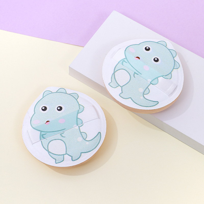 Fábrica personalizada de gran tamaño soplo de algodón de azúcar espeso en forma de gota de leche dragón maquillaje esponja colchón de aire herramientas de belleza al por mayor