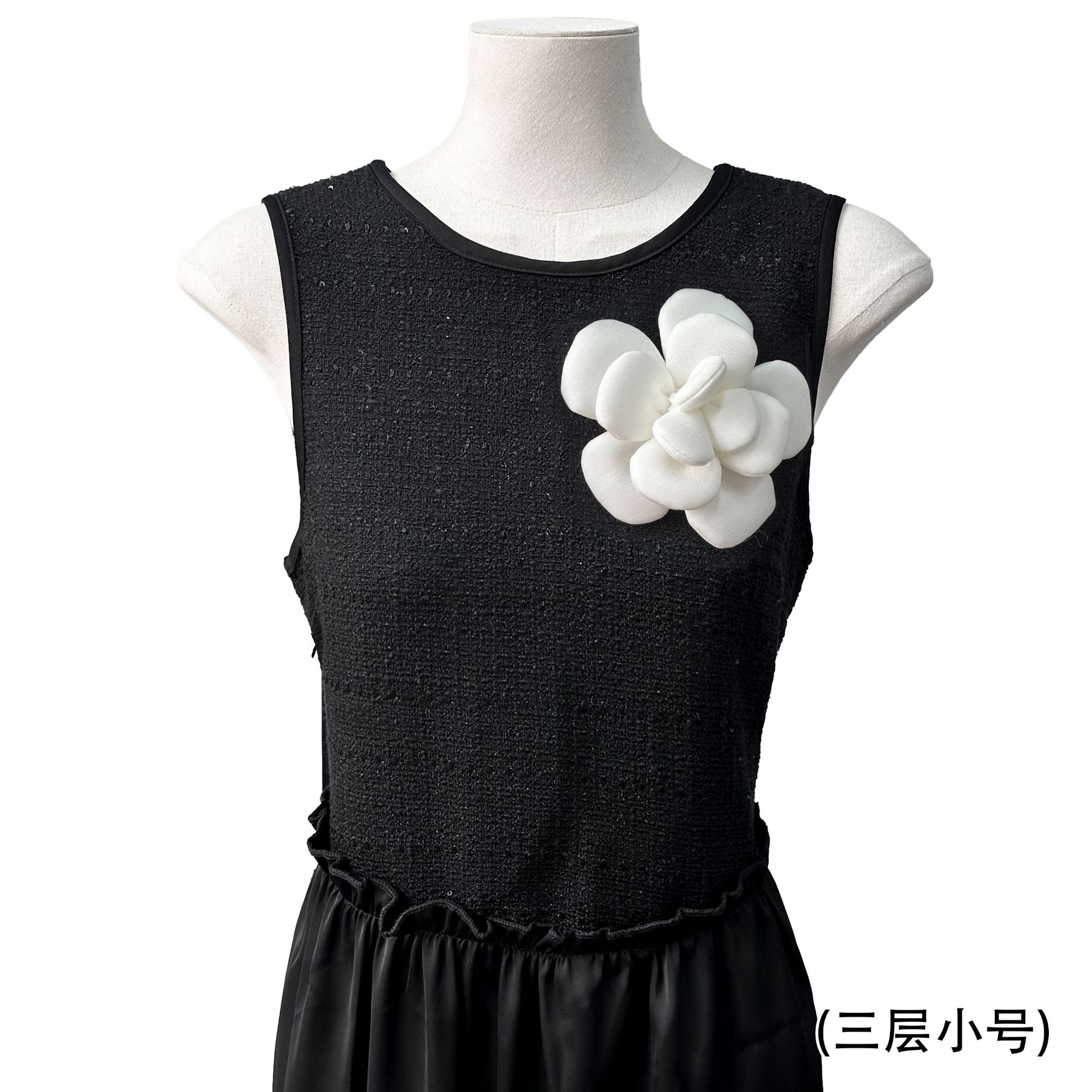 Comercio exterior transfronterizo tela tridimensional flor camisa vestido vestido DIY accesorios de flor hechos a mano venta directa fábrica