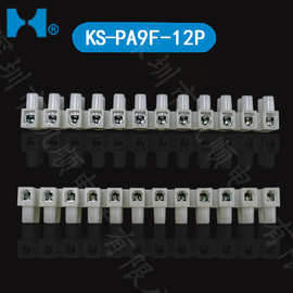 金笔PA9端子台 PA9F-2P  PA9H-2P接线柱 两位端子台PA9-2P带档板