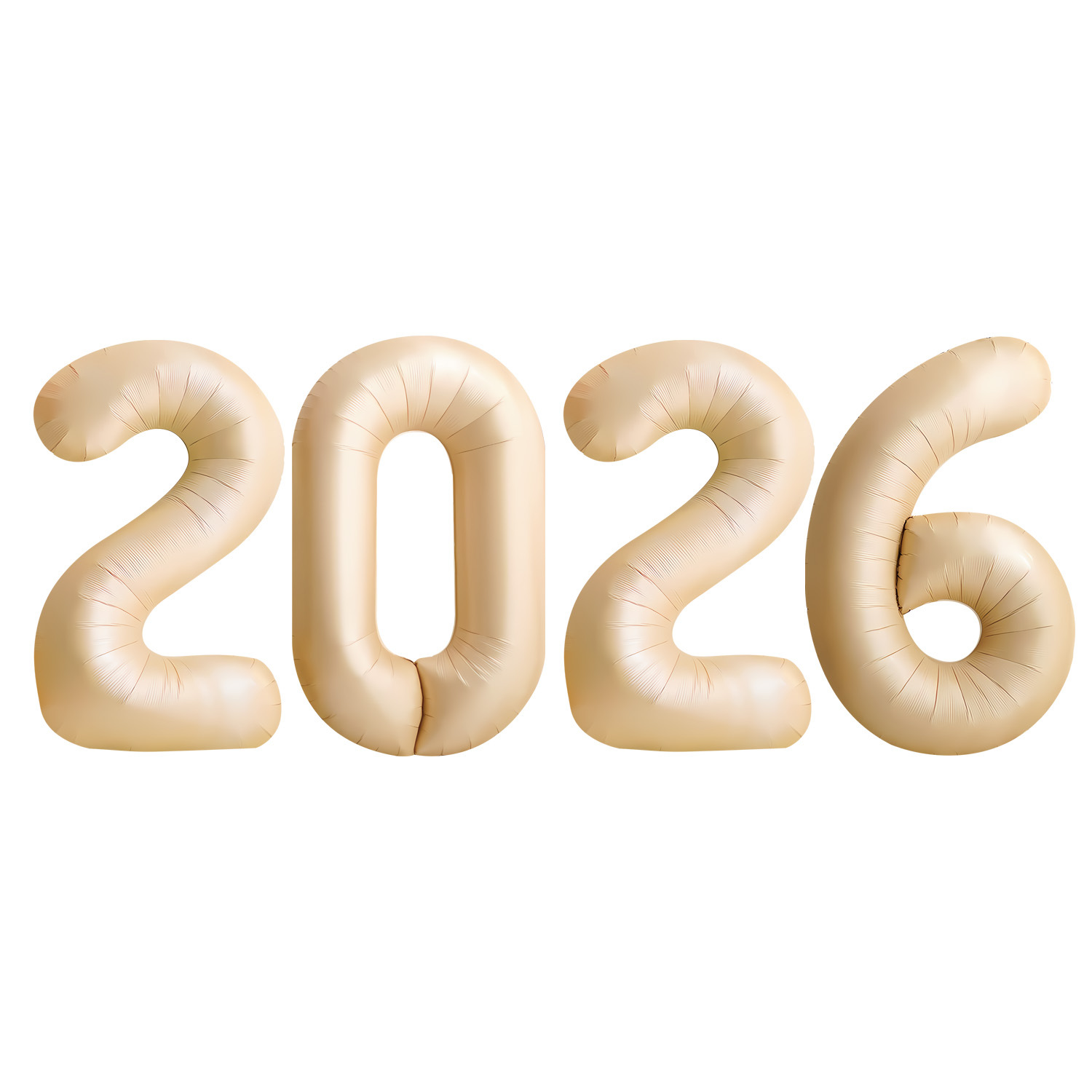 2026 globo suministros de fiesta de Año Nuevo al por mayor transfronterizo decoración de Año Nuevo diseño de película de aluminio set de globos digitales