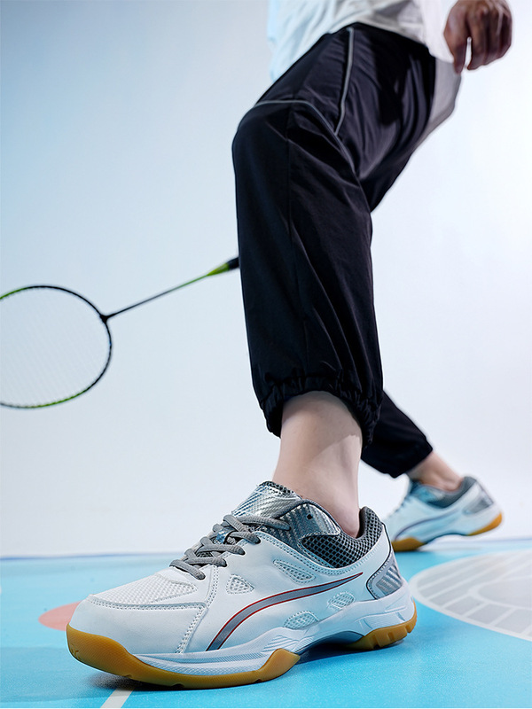 Professional Badminton Shoes for Men and Women, Breathable Sports Shoes, Tennis Comprehensive Training Shoes, Summer Double Net Table Tennis Shoes