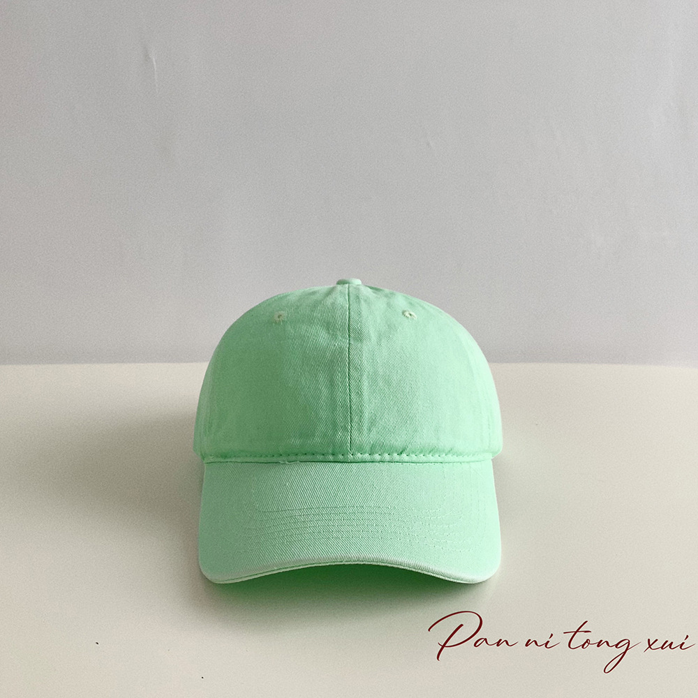 Gorras de béisbol unisex estilo coreano color sólido