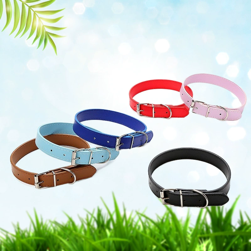 Производители ошейников для домашних животных, спотовые товары для домашних животных, простой монохромный пуу, голый корпус, железная пряжка, может тянуть кошку