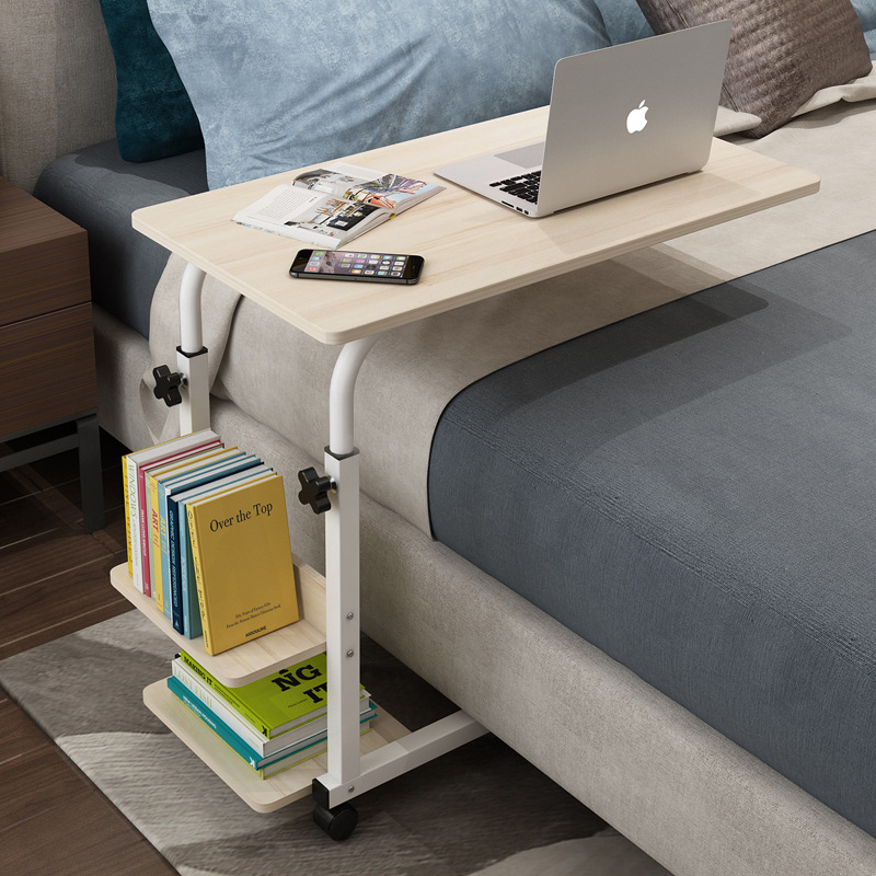 Household Simple Desk Computer Desk Lazy Bedside Table Dormitory Simple Small Bed Table Movable Lifting