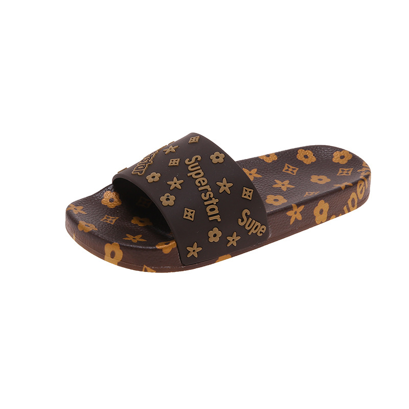 QLV 다크 브라운 슬리퍼