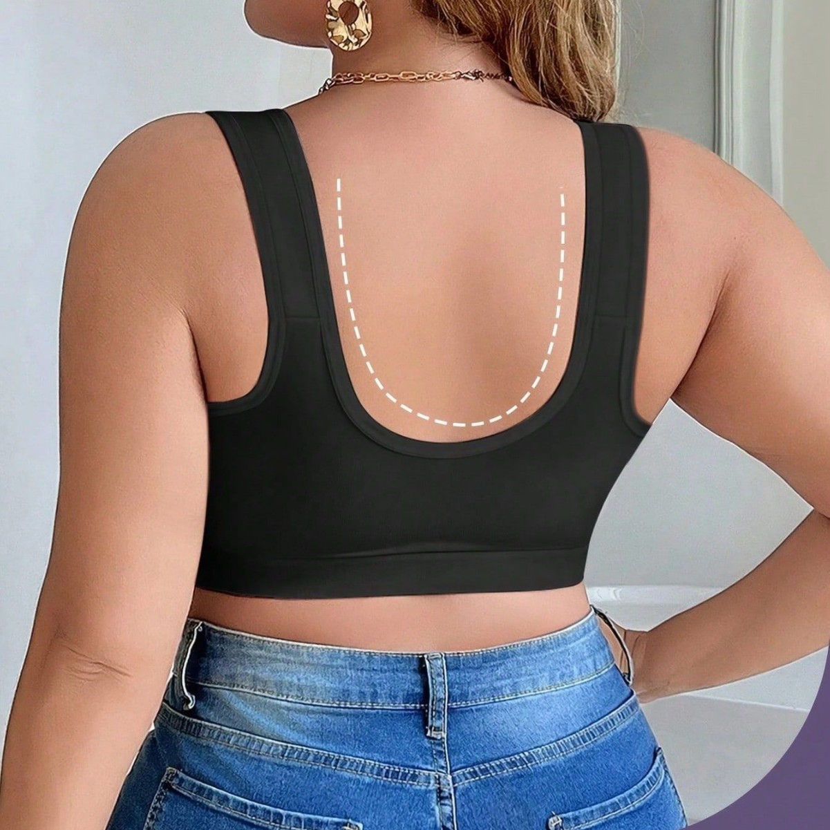 Sujetador de chaleco deportivo transpirable delgado, venta caliente transfronteriza en Europa y América, patrón de flores, ropa interior de yoga cómoda sin anillo de acero para mujeres