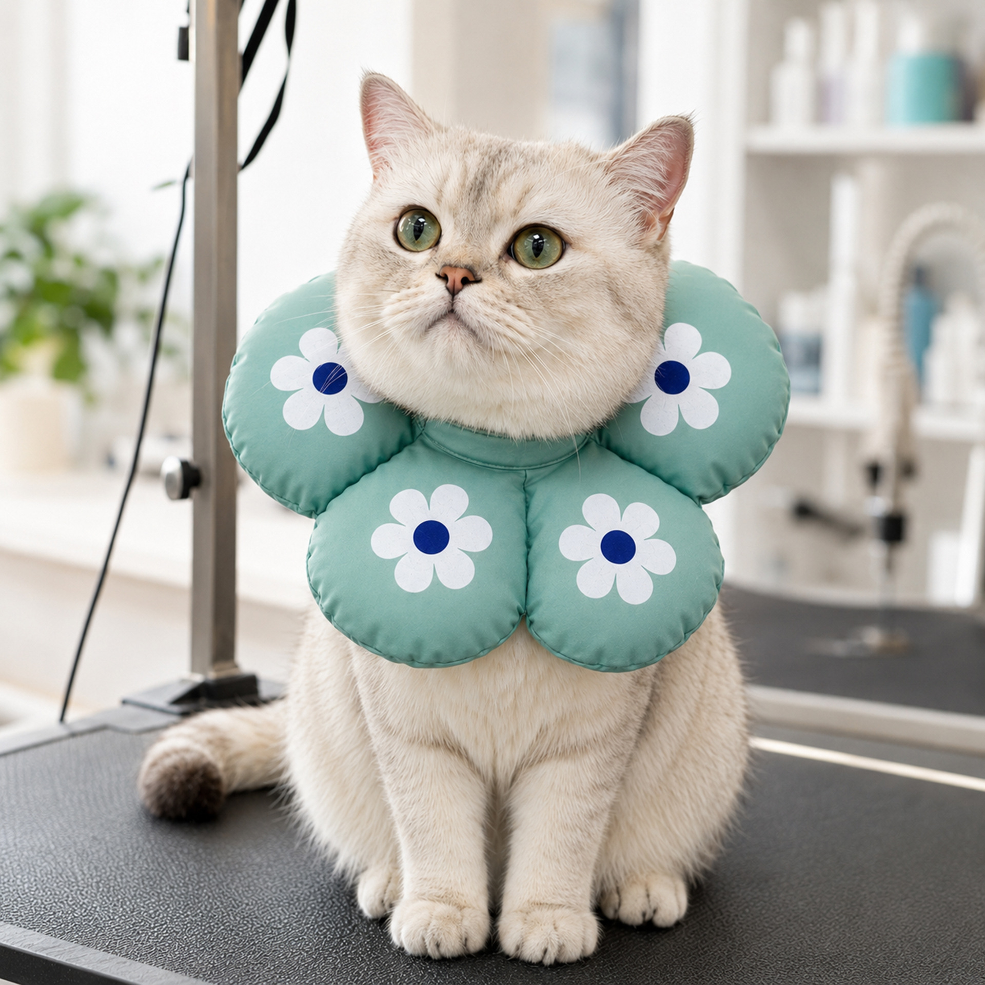 New Pet Protective Collar, Soft and Comfortable, Does Not Strangle the Neck, Post-Surgery Recovery Anti-Licking and Anti-Biting Collar, Pet Supplies