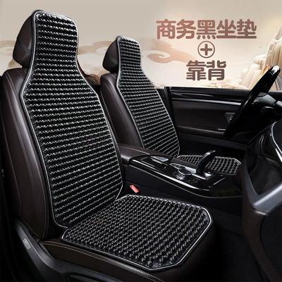 Cool pad Beads, Summer Seat Ventilation and - wooden-bead-business-black-single-seat-cushion