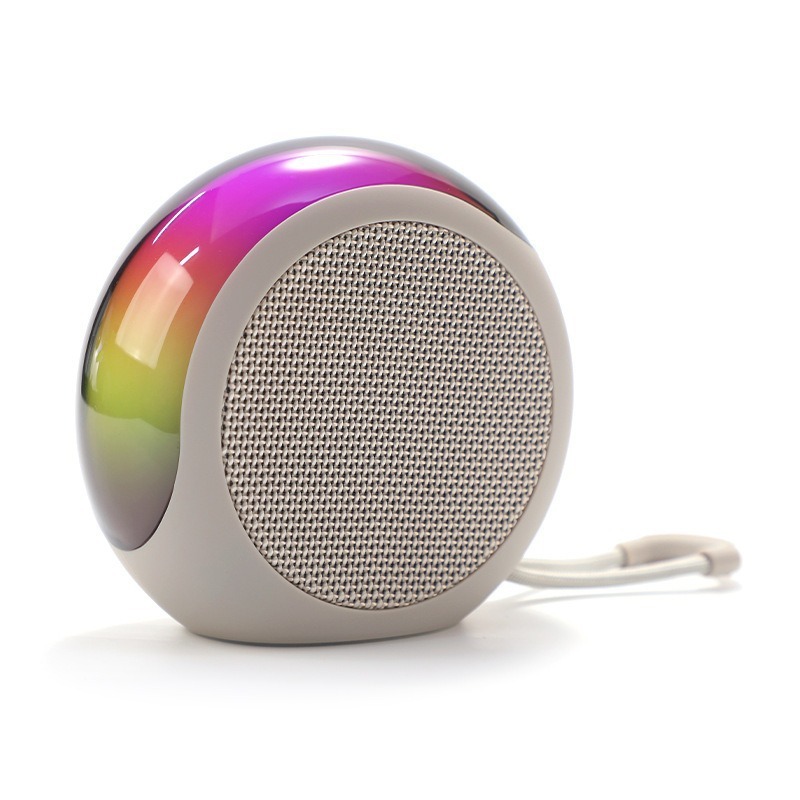 新しい Bluetooth スピーカー、カラフルで発光、高価値のミニ雰囲気ライトオーディオサブウーファー、屋外 Bluetooth 小型スピーカー|undefined