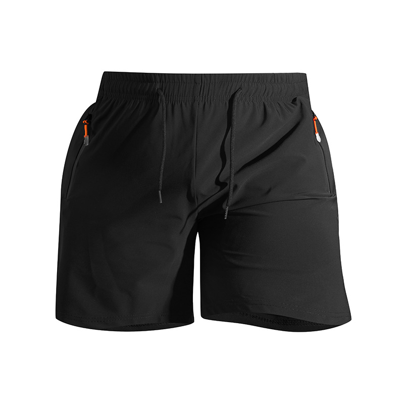 Men's Summer Sports Shorts Ice Silk Quick-Dry Breathable Plus Size Versatile Fitness Casual Knee-Length Running Training Shorts