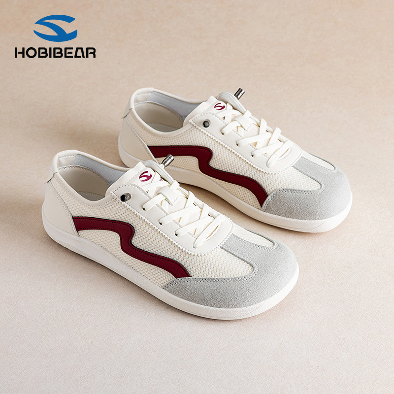 Hobibear Wide-Toe Shoes Spring and Autumn Running Shoes Walking Shoes Sports Shoes Daily Comfort Outdoor Training Shoes Direct Sales