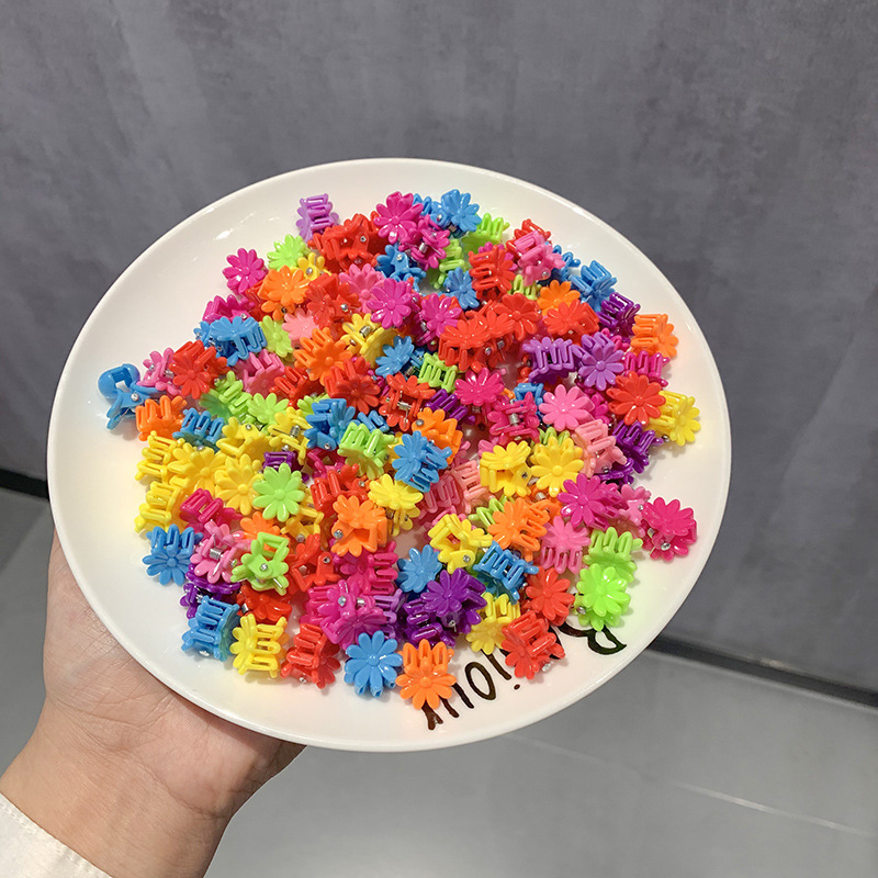 Clip para el cabello de bebé flores para el cabello de bebé color pequeño clip para el cabello de niña pequeño clip para el cabello de niña
