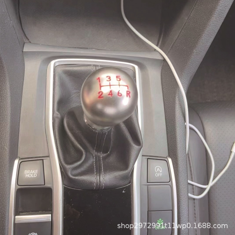 Car Universal 5-gear 6-gear manual gear shift head new drop-shaped personalized gear aluminum alloy modified stick head