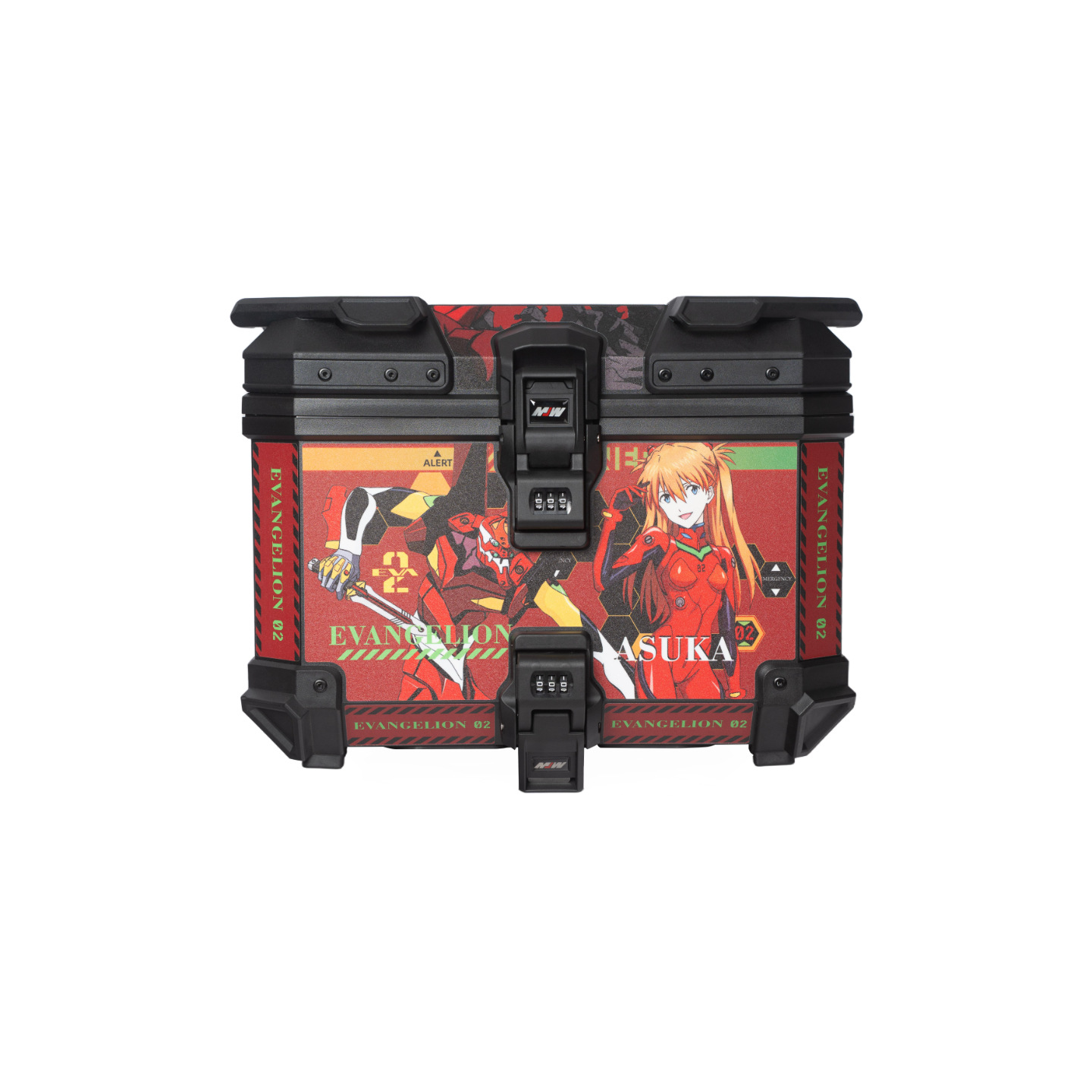 New model 45L motorcycle ABS plastic tail box with password lock, large quick-release motorcycle tail box No. 9