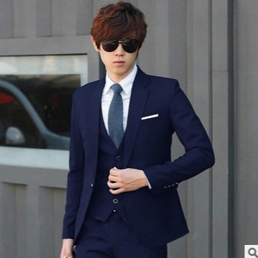 men's suit Shawl Collar Stage suit Dress Host Performance Groom Best Man Three-Piece men suit