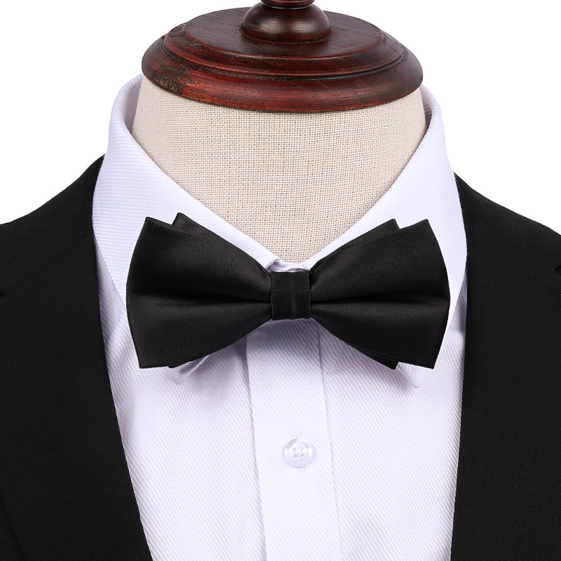 ↤↤↤검정색 유광 롱 탑 & 숏 탑 보우타이 세트