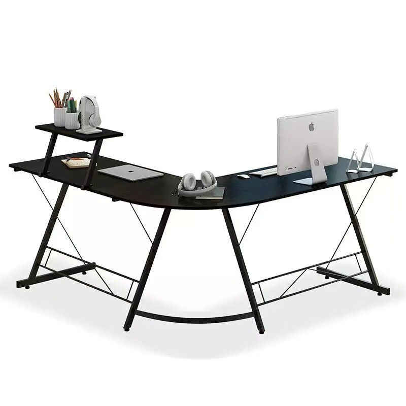 European and American quality simple plate type L desktop computer desk corner office computer desk laptop home computer desk
